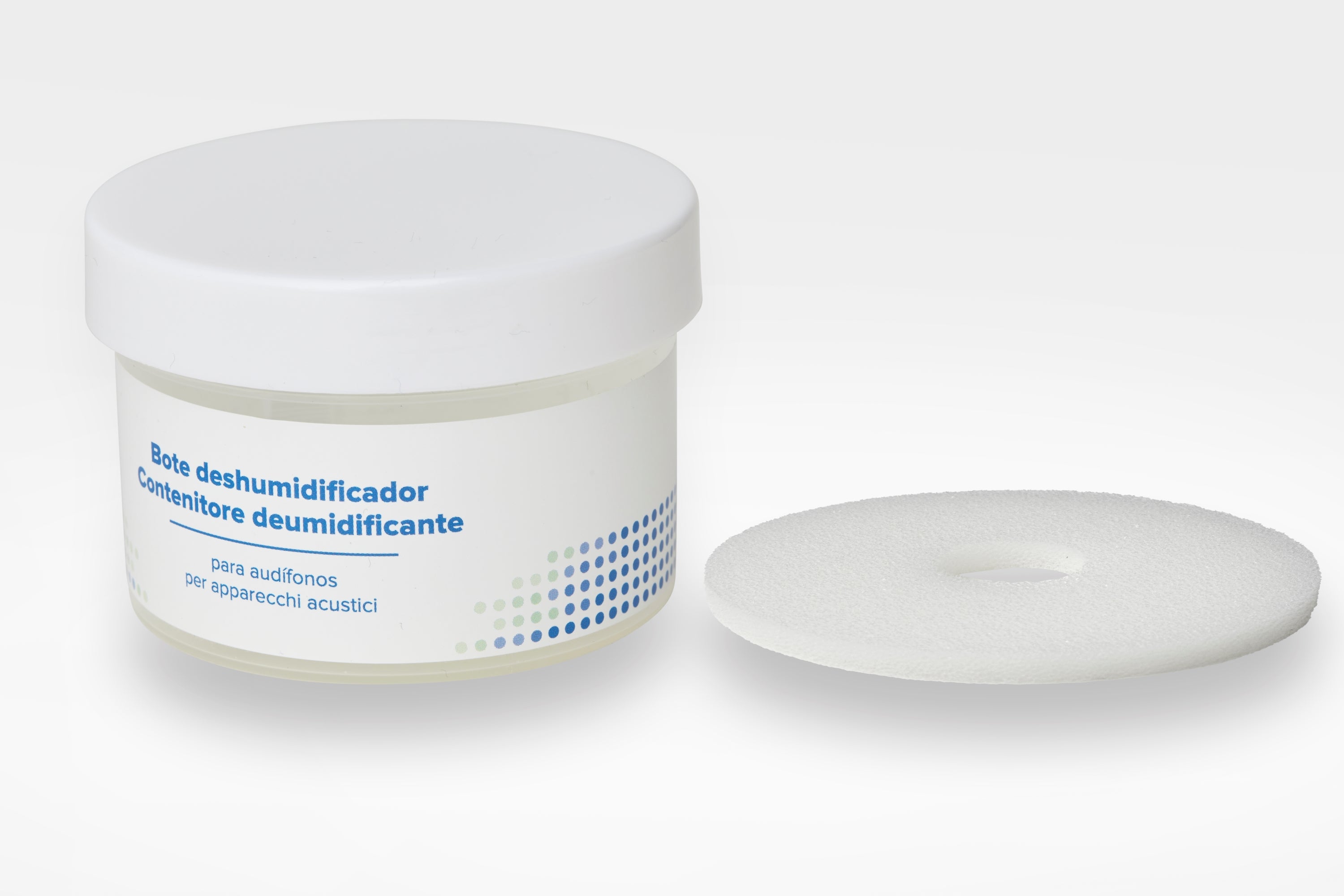 Bote para pastillas deshumificadoras