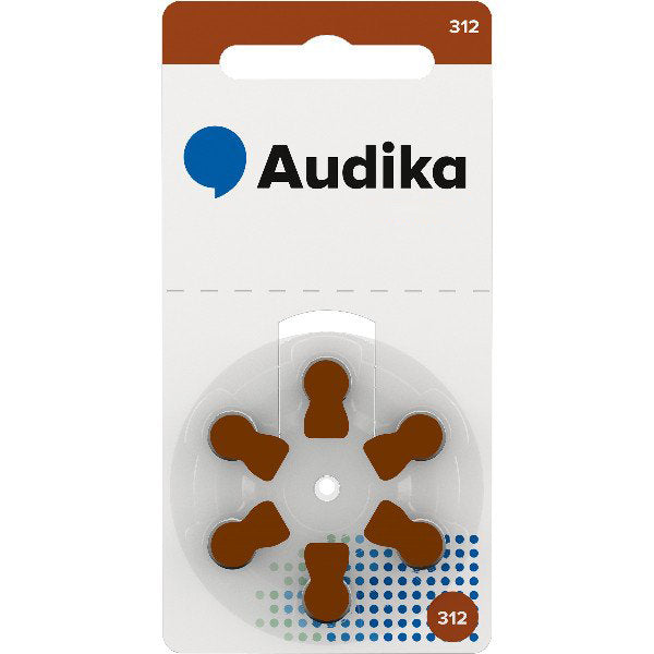 Pilas para audífonos tamaño 312 (120 uds.)